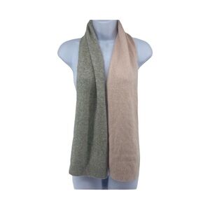 Cashmere Pink Grey Scarf Soft Cozy